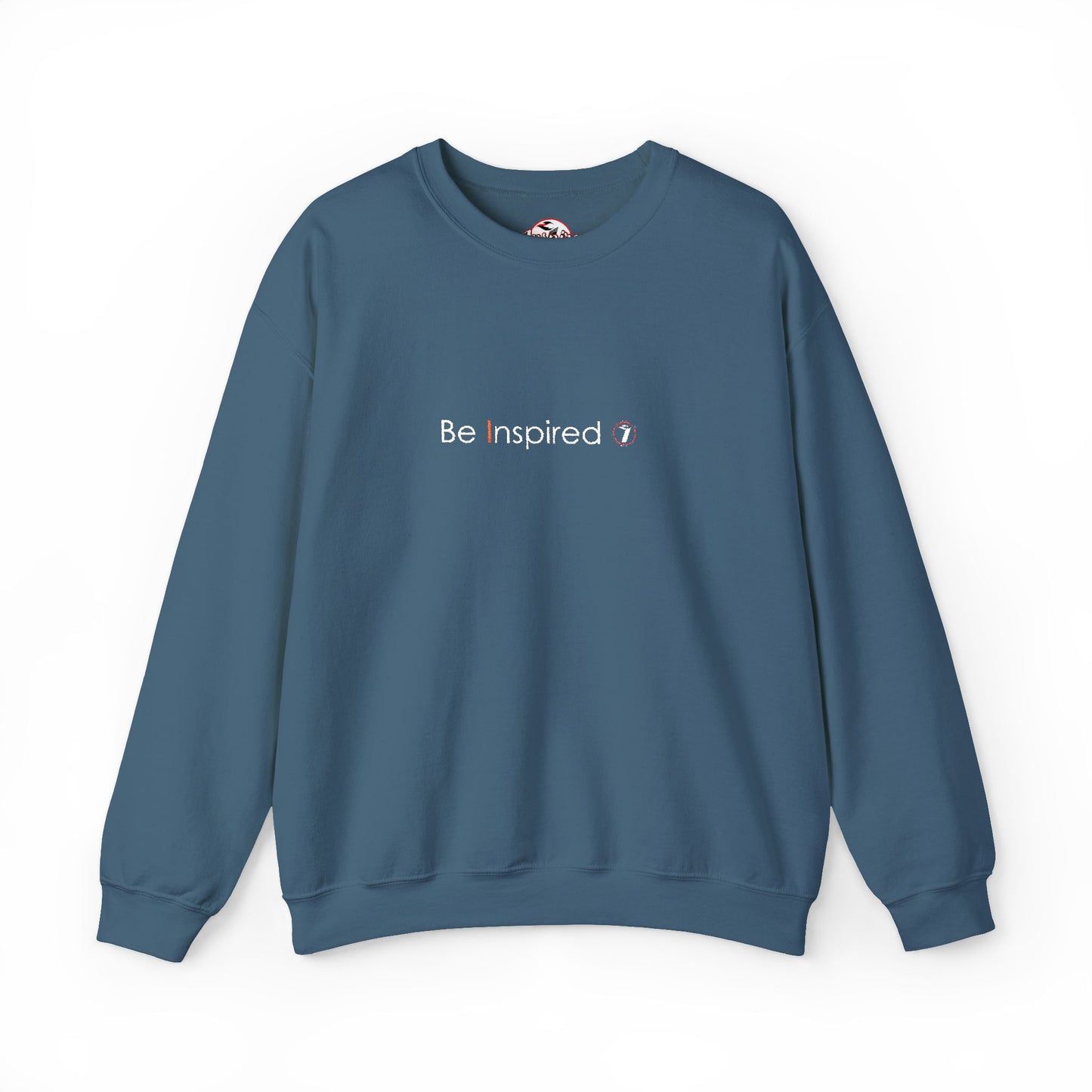 "Be Inspired" Embroidered Crewneck Sweatshirt