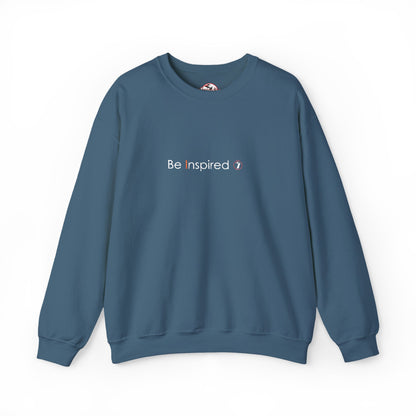 "Be Inspired" Embroidered Crewneck Sweatshirt