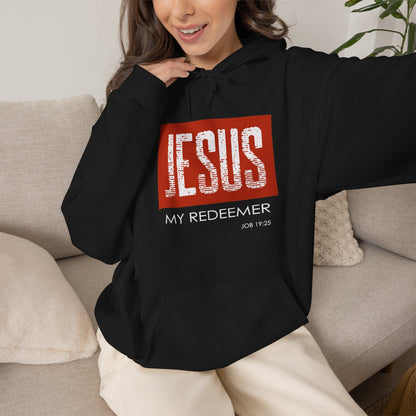"Jesus My Redeemer" Inspirational Pullover Hoodie