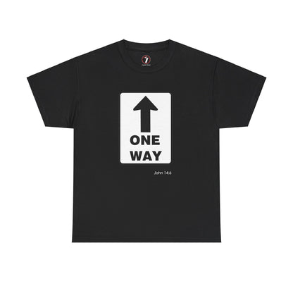 One Way Up Unisex Heavy Cotton Tee