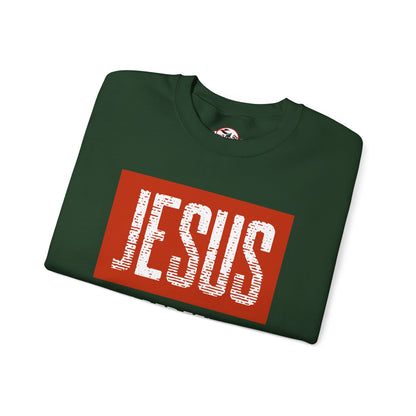 "Jesus My Redeemer" Inspirational Crewneck Sweatshirt