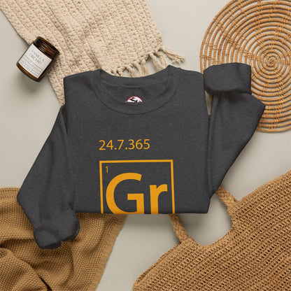 Grind 24/7/365 Motivational Element Crewneck Sweatshirt