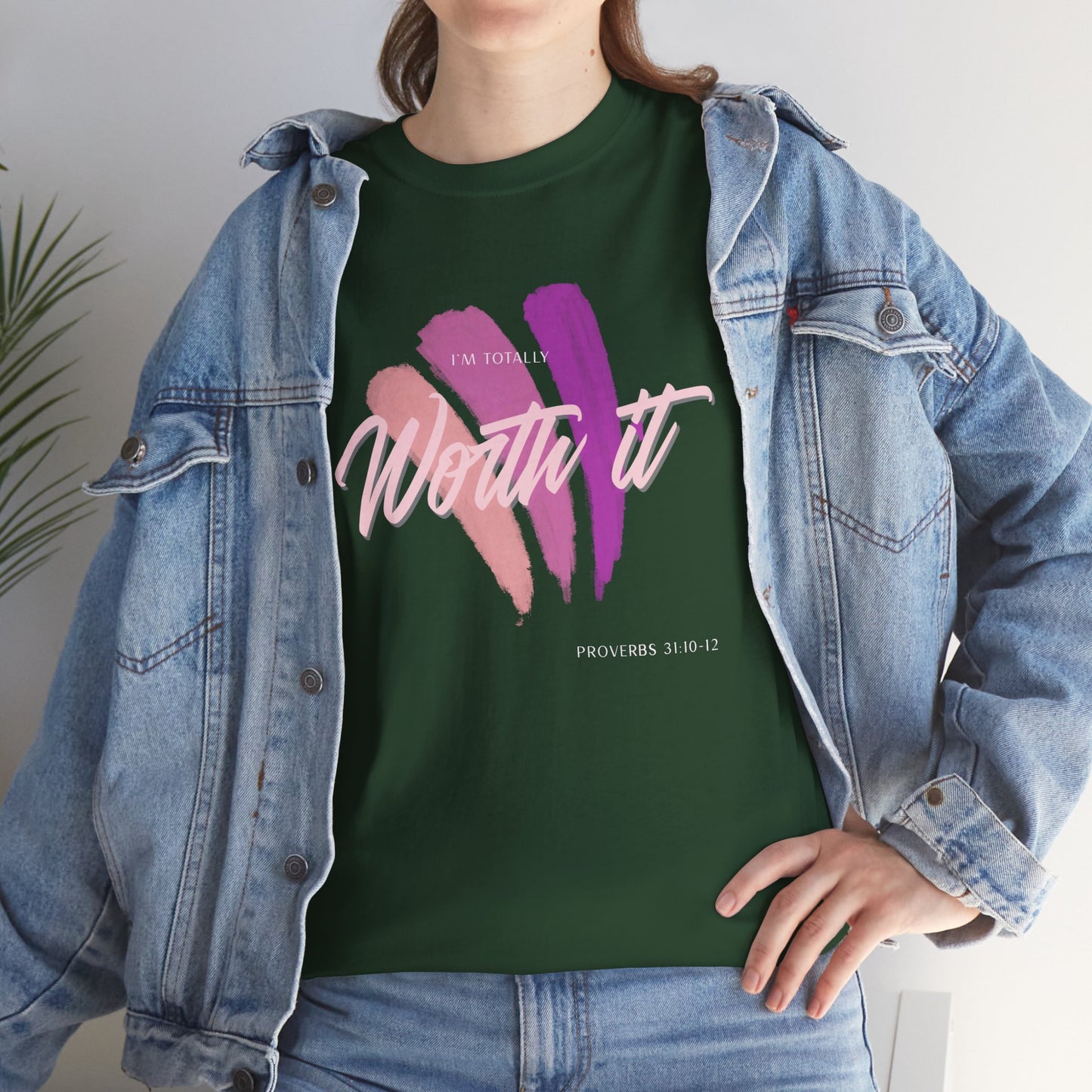 "Totally Worth It" Women's Motivational Graphic T‑Shirt