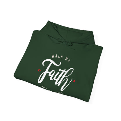 "Walk by Faith Not by Sight" Motivational Pullover Hoodie