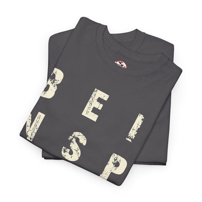 "Be Inspired" Motivational Vertical Graphic T-Shirt
