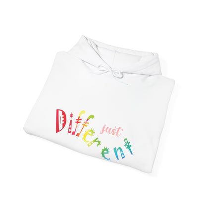 "Not Better, Just Different" Affirmative Pullover Hoodie