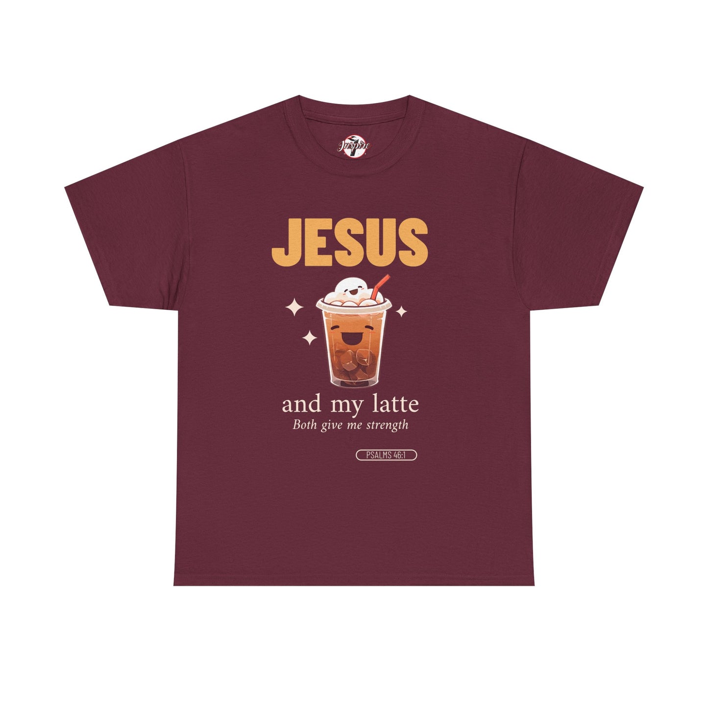 “Jesus and My Latte” Faith & Coffee Unisex Graphic Tee