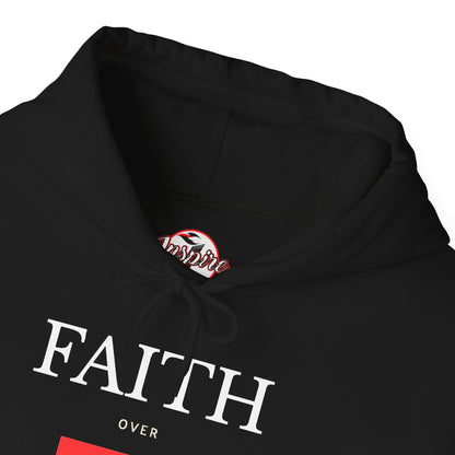 "Faith Over Fear" Inspirational Pullover Hoodie