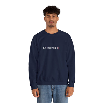 "Be Inspired" Embroidered Crewneck Sweatshirt
