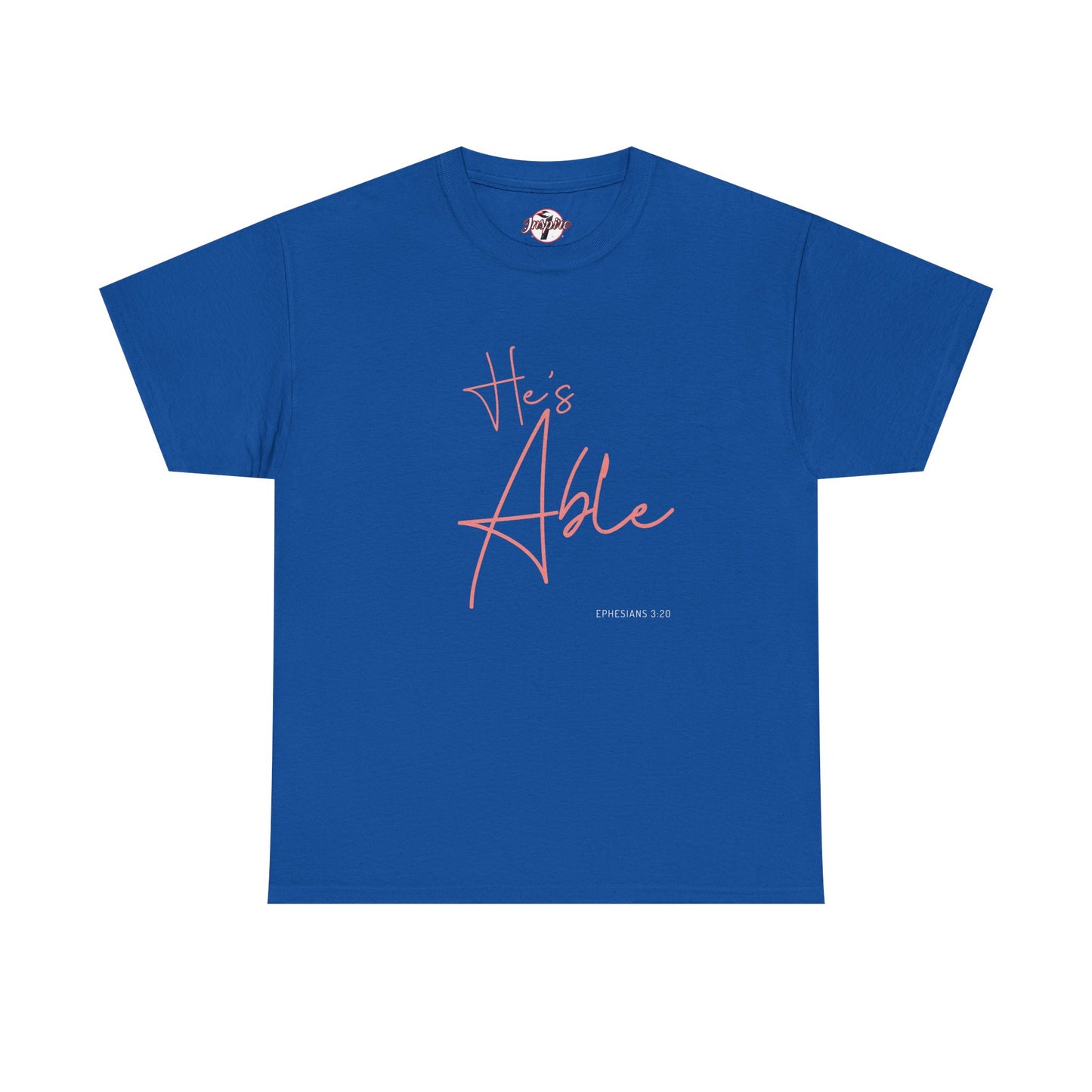 "He's Able" Women's Inspirational T-Shirt