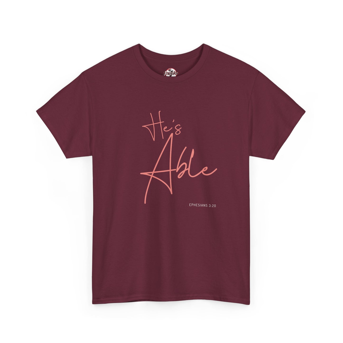 "He's Able" Women's Inspirational T-Shirt