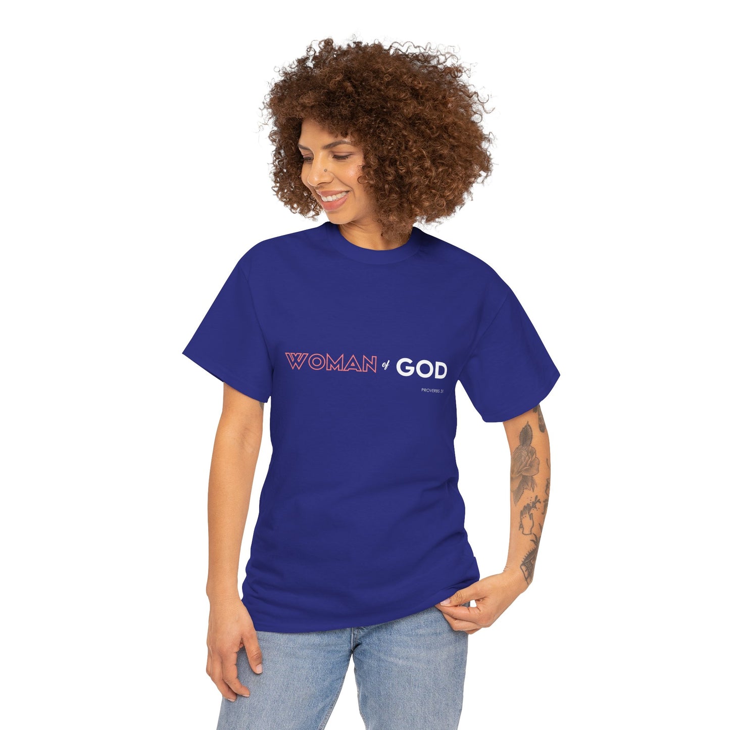 Empowering Woman of God Tee - Unisex Heavy Cotton Shirt