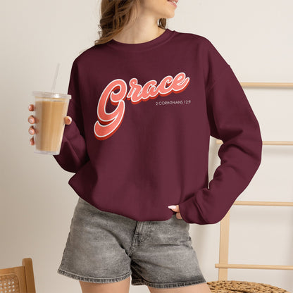 "Grace" Inspirational Crewneck Sweatshirt