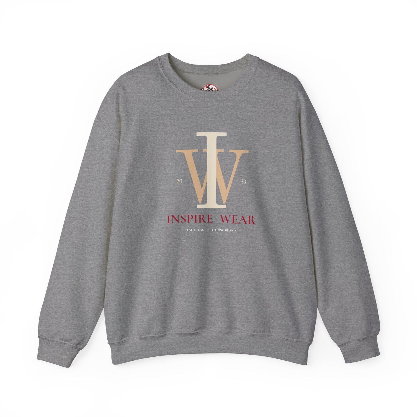 Inspire Wear IW Monogram Logo Crewneck Sweatshirt