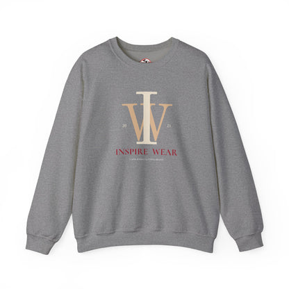 Inspire Wear IW Monogram Logo Crewneck Sweatshirt