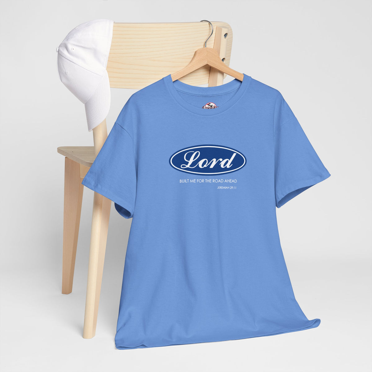 Lord Built Me Inspirational Crewneck T-Shirt