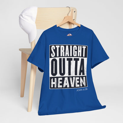 Straight Outta Heaven Unisex Inspirational Graphic T-Shirt