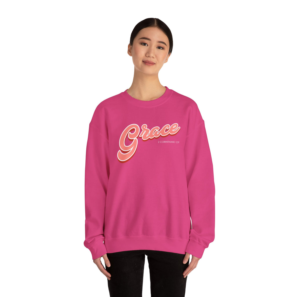 "Grace" Inspirational Crewneck Sweatshirt