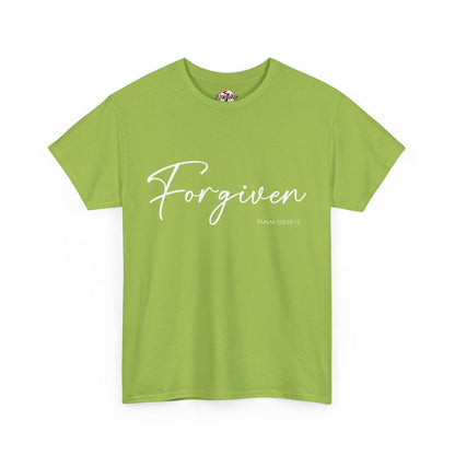 "Forgiven" Womens Christian Faith T-Shirt