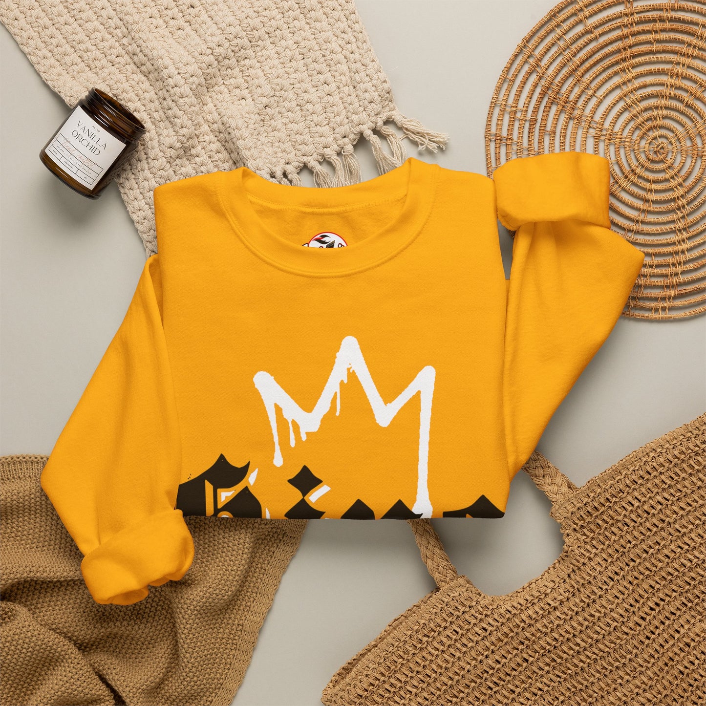 "King of Kings" Inspirational Crewneck Sweatshirt