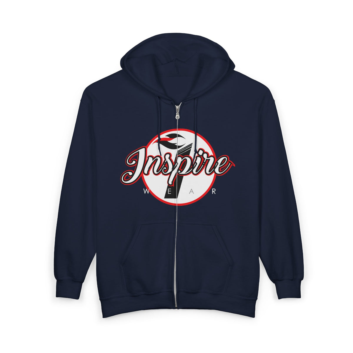 Inspire Logo Motivational Full Zip Hoodie