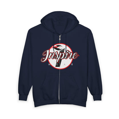 Inspire Logo Motivational Full Zip Hoodie
