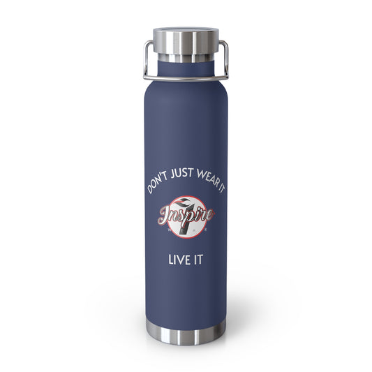 Inspire Wear Copper Vacuum Insulated Bottle, 22oz