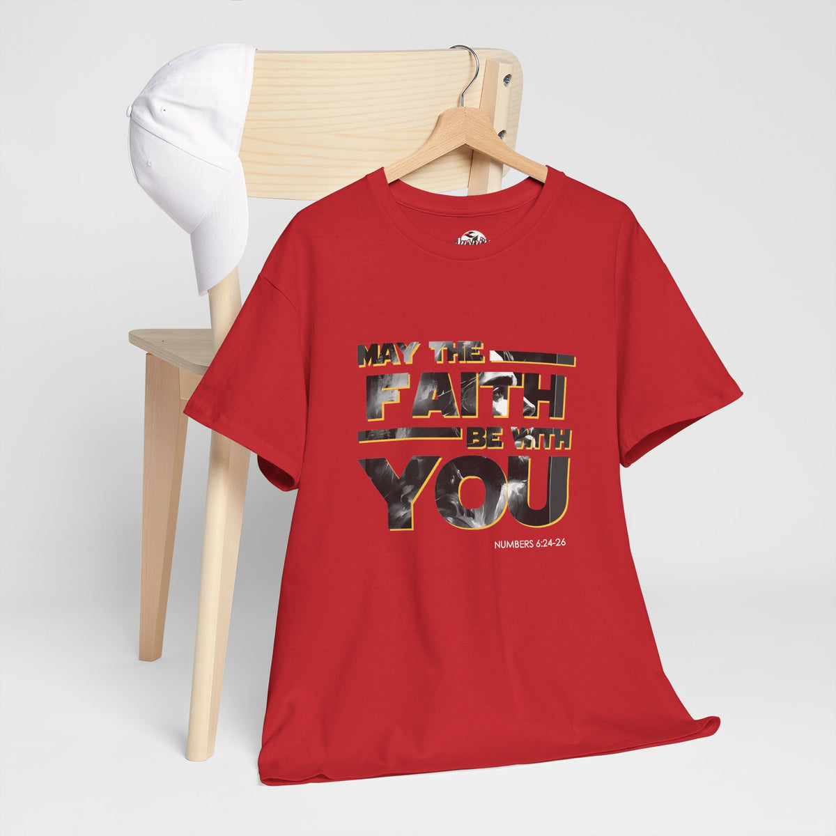 "May The Faith Be With You" Inspirational Graphic T‑Shirt