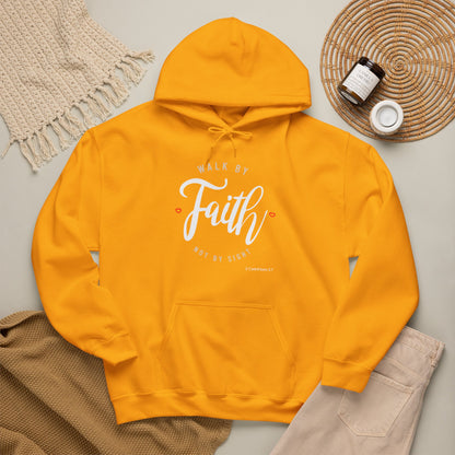 "Walk by Faith Not by Sight" Motivational Pullover Hoodie