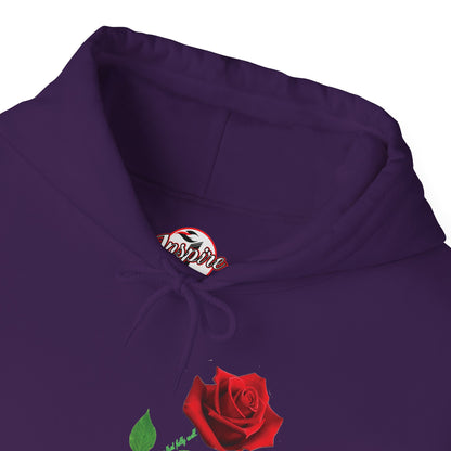 "Fearfully and Wonderfully Made" Rose Graphic Pullover Hoodie