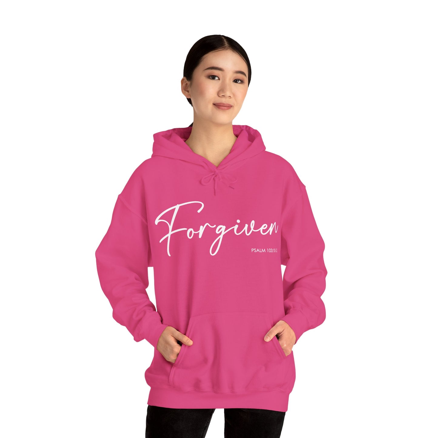 "Forgiven" Inspirational Pullover Hoodie