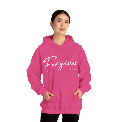"Forgiven" Inspirational Pullover Hoodie