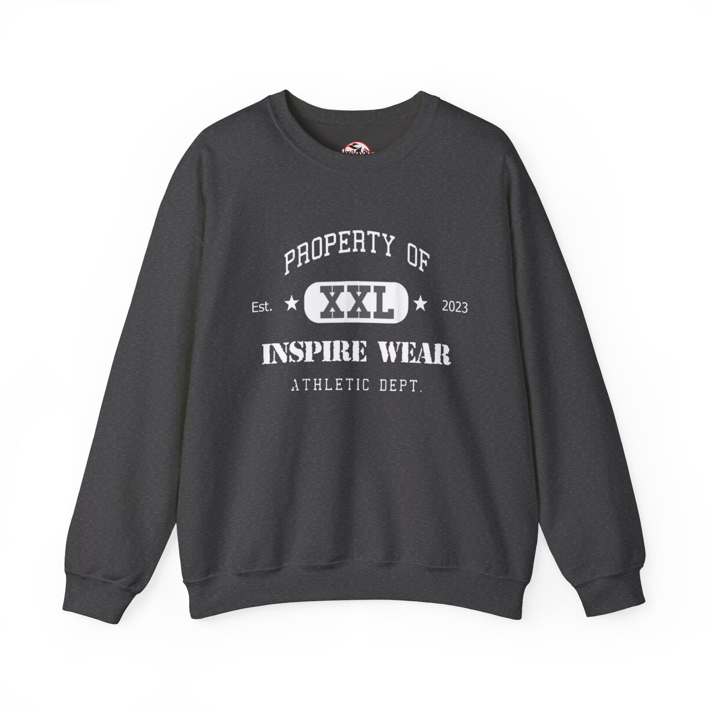 "Property of Inspire Wear" Athletic Crewneck Sweatshirt