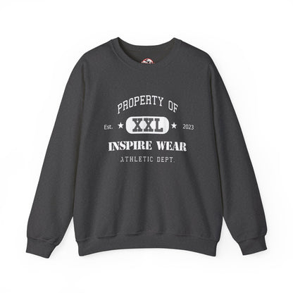 "Property of Inspire Wear" Athletic Crewneck Sweatshirt