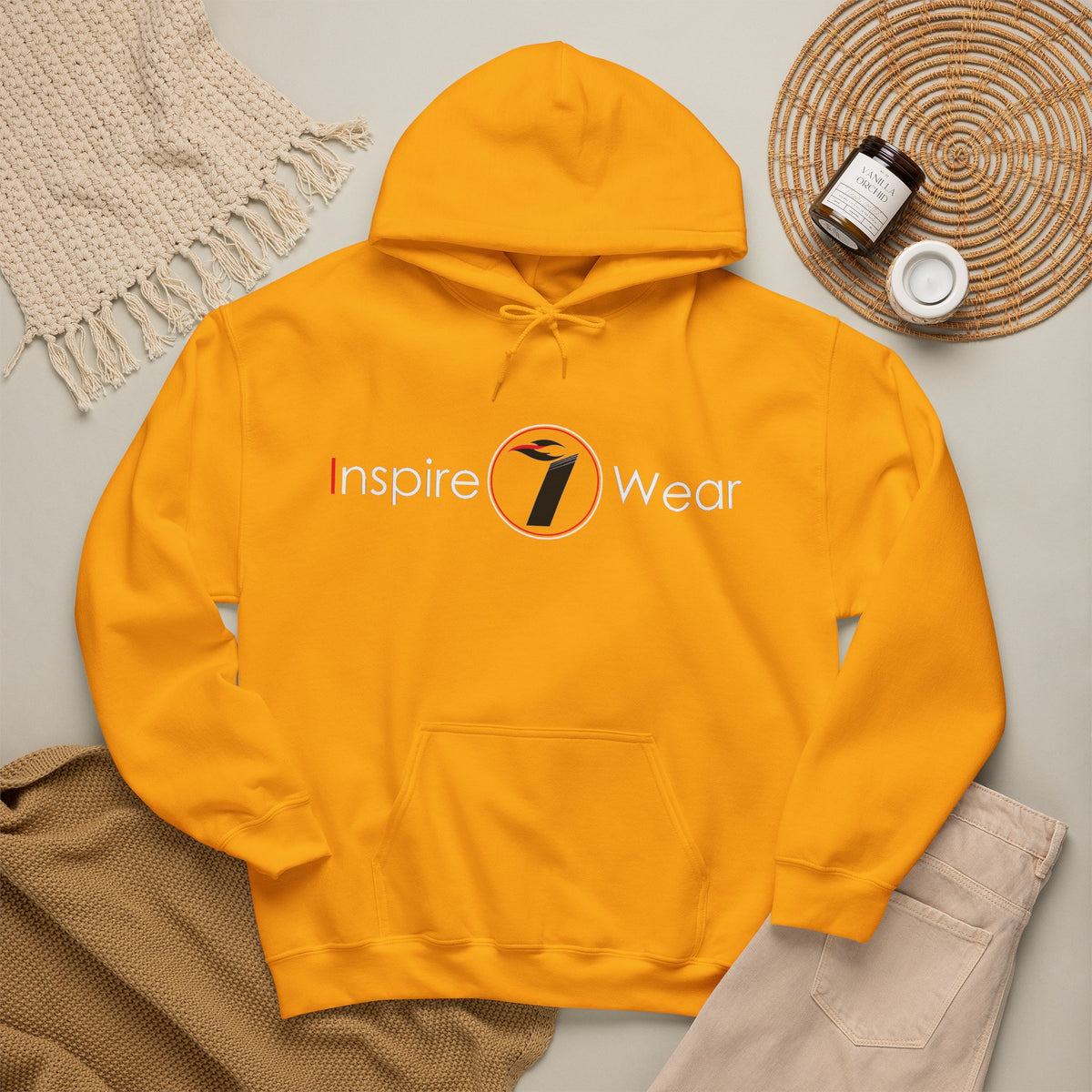 Inspire Wear Classic Logo Pullover Hoodie