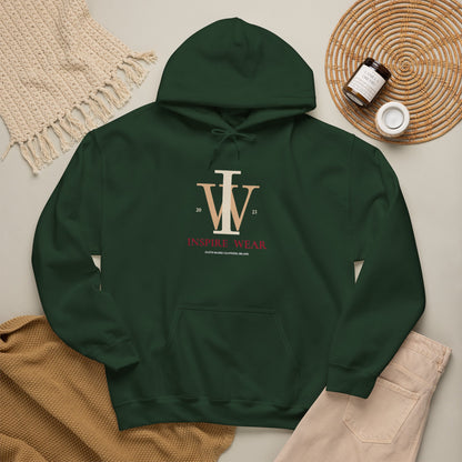 Inspire Wear IW Monogram Logo Pullover Hoodie