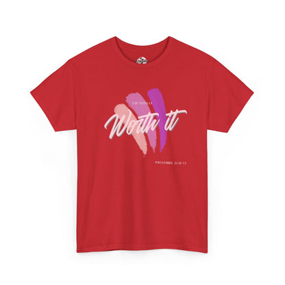 "Totally Worth It" Women's Motivational Graphic T‑Shirt