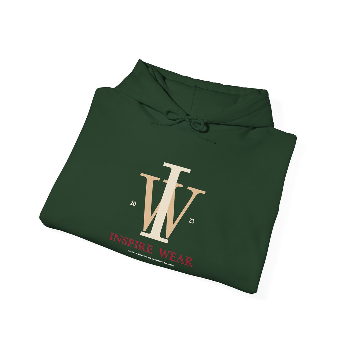 Inspire Wear IW Monogram Logo Pullover Hoodie