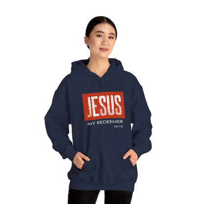 "Jesus My Redeemer" Inspirational Pullover Hoodie