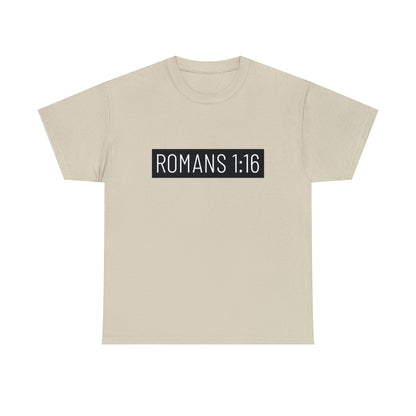 Romans 1:16 Unisex Heavy Cotton Tee