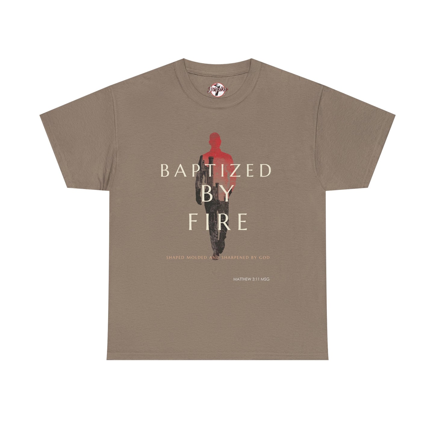 Baptized by Fire Unisex Heavy Cotton Tee