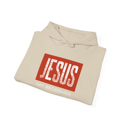 "Jesus My Redeemer" Inspirational Pullover Hoodie
