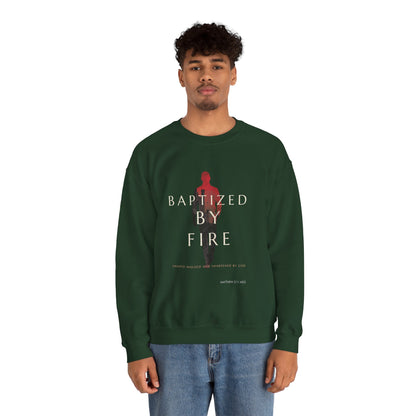 Baptized By Fire Unisex Crewneck Sweatshirt