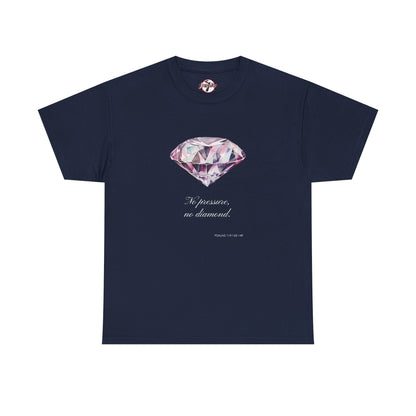 "No Pressure, No Diamond" Women's Inspirational Graphic T-Shirt