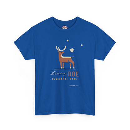 "Loving Doe Graceful Deer" Women's Inspirational Graphic T-Shirt