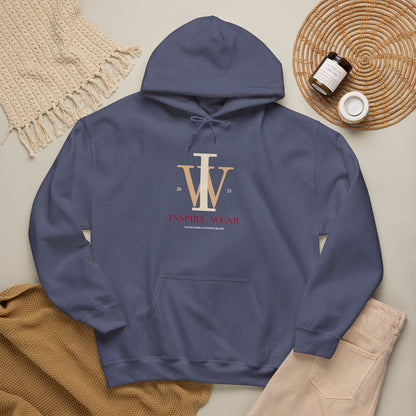 Inspire Wear IW Monogram Logo Pullover Hoodie