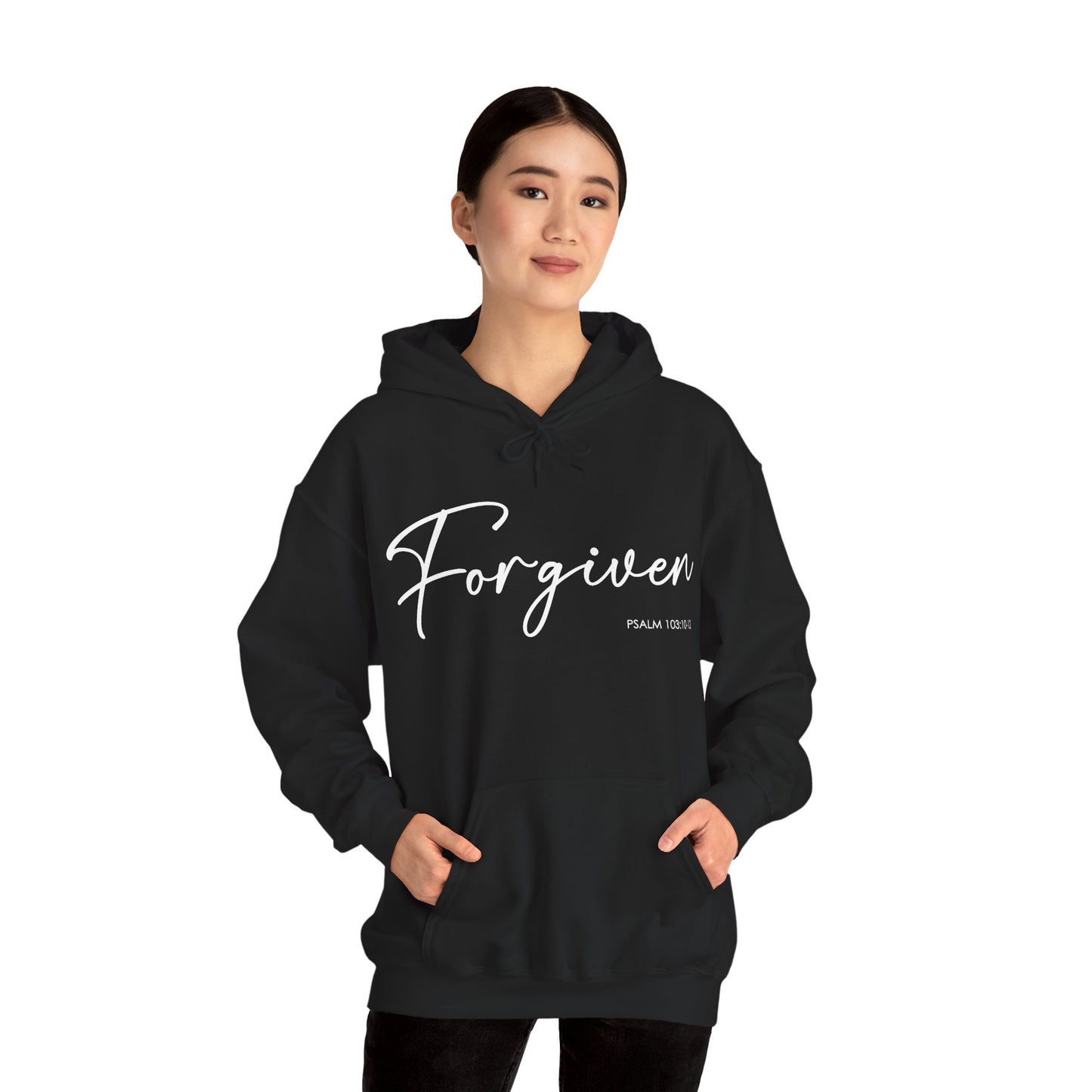 "Forgiven" Inspirational Pullover Hoodie