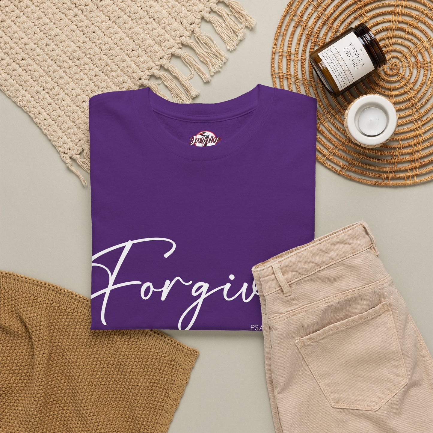 "Forgiven" Womens Christian Faith T-Shirt