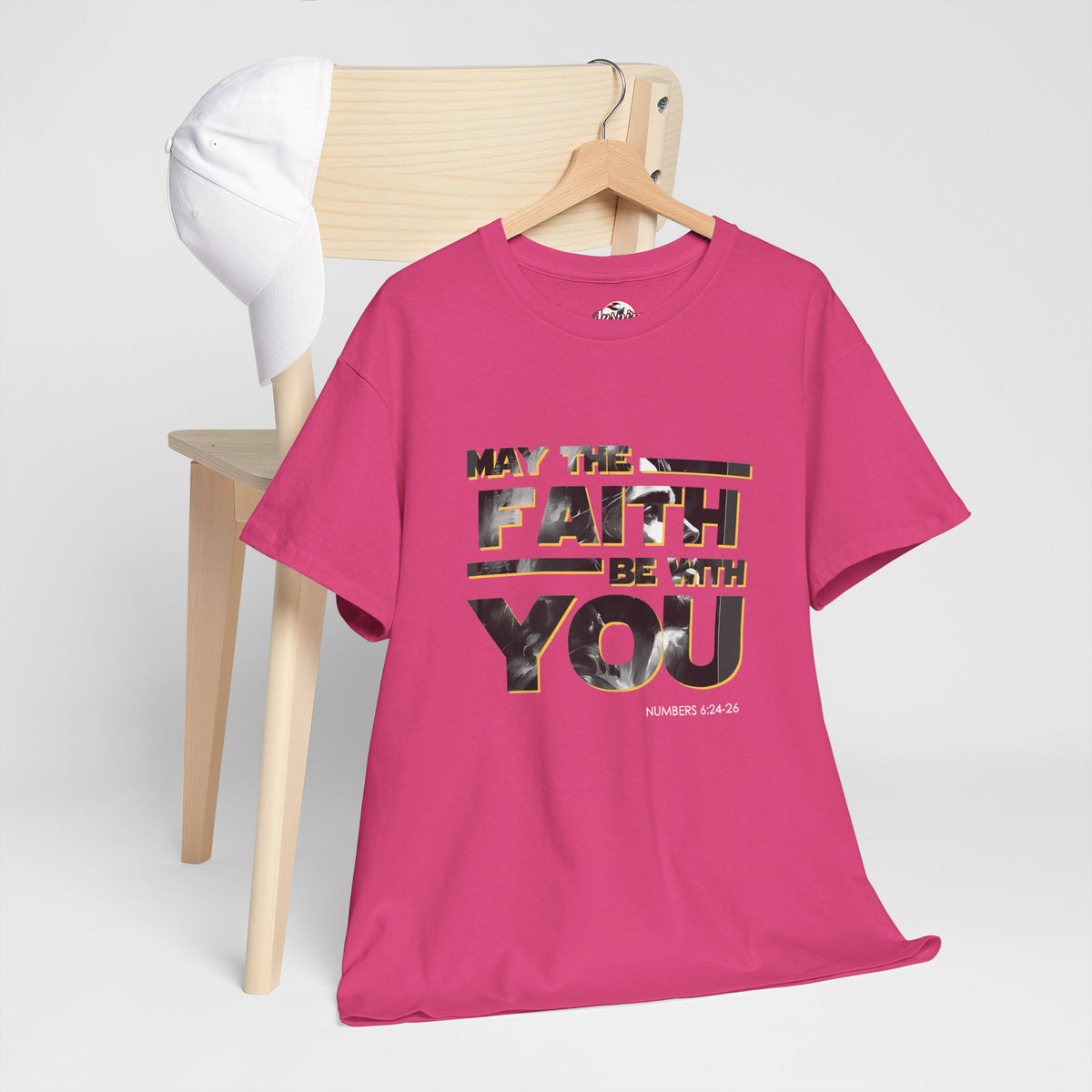 "May The Faith Be With You" Inspirational Graphic T‑Shirt