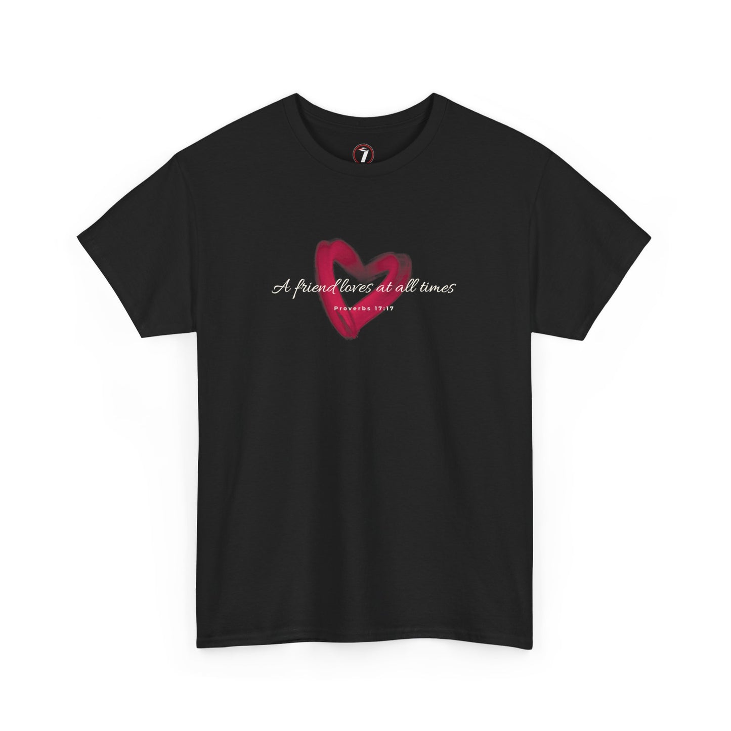 A Friend Loves at All Times Unisex Heavy Cotton Tee